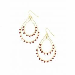 Fair Anita Earrings: Rubi Sparkle Teardrop