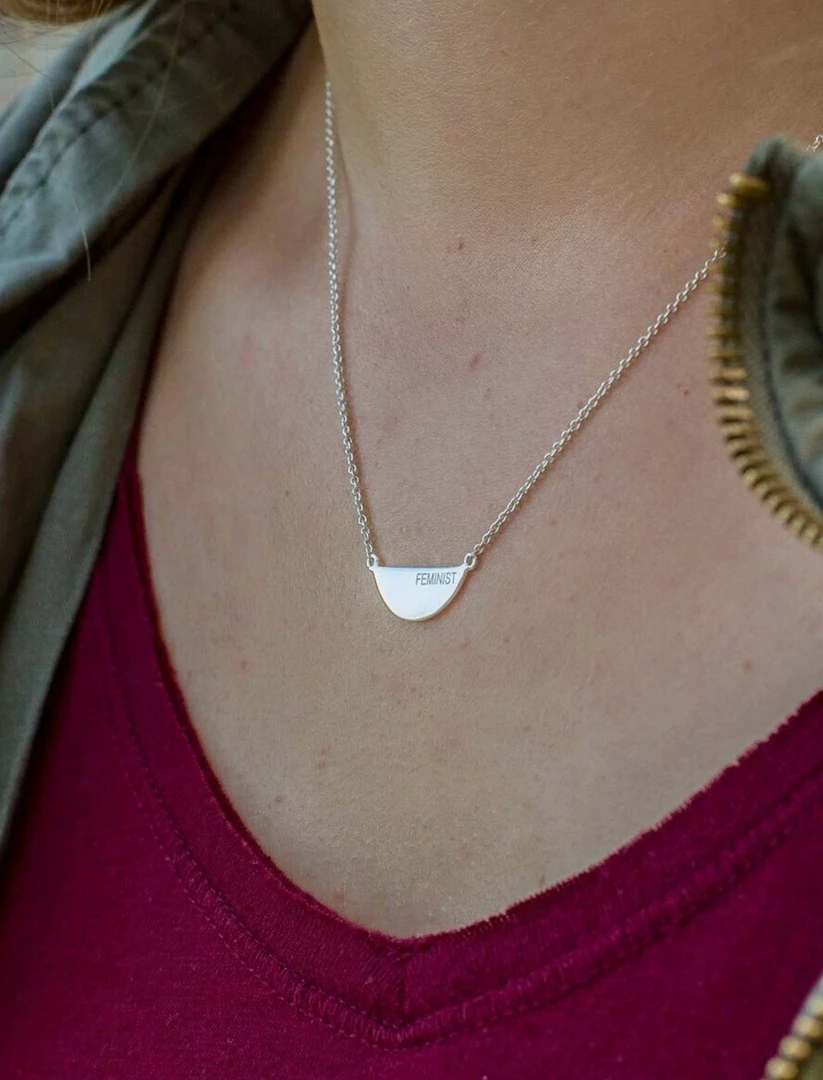 Jewelry Fair Anita Necklace: Fair Feminist 4 Jewelry Fair Anita Necklace: Fair Feminist
