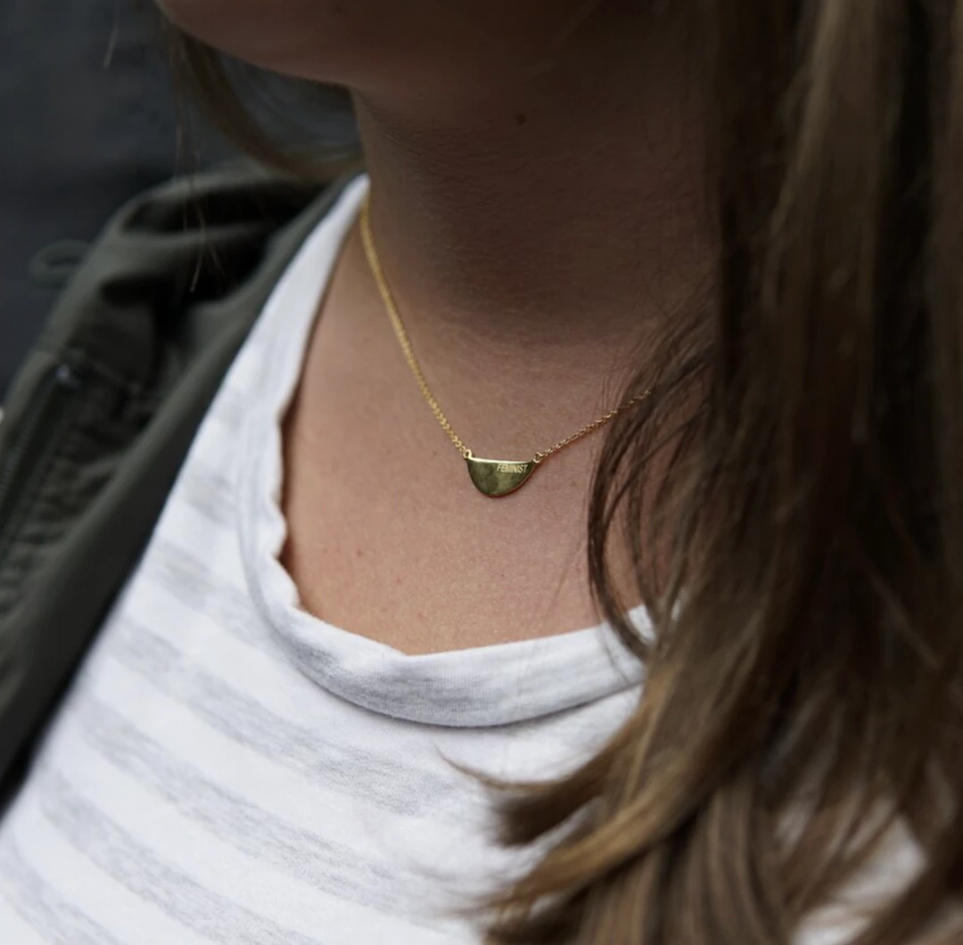 Jewelry Fair Anita Necklace: Fair Feminist 6 Jewelry Fair Anita Necklace: Fair Feminist