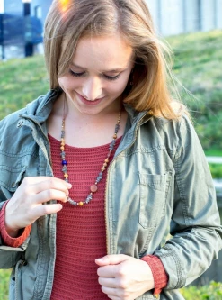 Fair Anita Necklace: Mixed Media