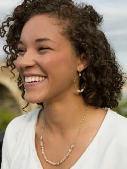 Fair Anita Necklace: Sand Glass Jewelry