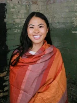 Fair Anita Scarf: Woven Sunset