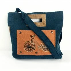 Fibres Of Life Bag: Felt Tote Bags