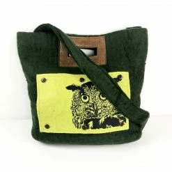 Fibres Of Life Bag: Felt Tote Bags