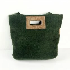 Fibres Of Life Bag: Felt Tote Bags