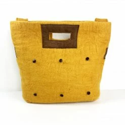 Fibres Of Life Bag: Felt Tote Bags