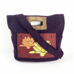Fibres Of Life Bag: Felt Tote Bags