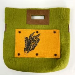 Fibres Of Life Bag: Felt Tote Bags