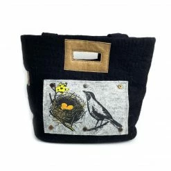 Fibres Of Life Bag: Felt Tote Bags