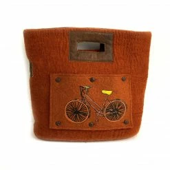 Fibres Of Life Bag: Felt Tote Bags