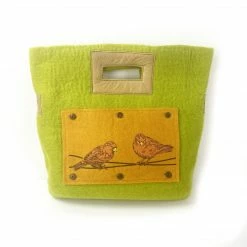 Fibres Of Life Bag: Felt Tote Bags