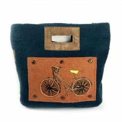 Fibres Of Life Bag: Felt Tote Bags