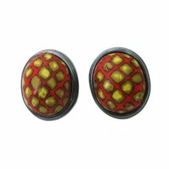 Ford/Forlano Earrings: Button 152 Jewelry