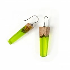 Francis Marion Designs Wood & Resin Earrings Jewelry