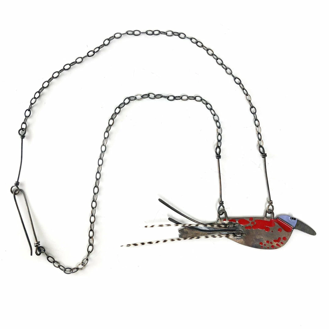 Gabrielle Gould Necklace: Bird Of Paradise 3 Gabrielle Gould Necklace: Bird Of Paradise