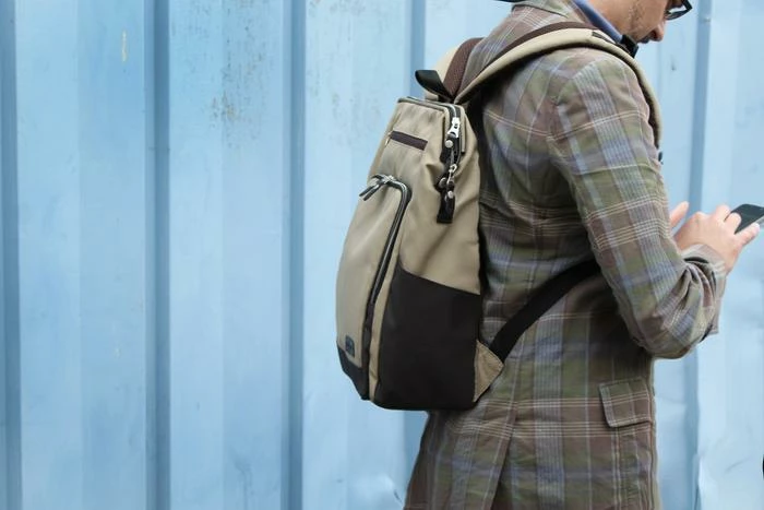 Bags Harvest Label Backpack: Two-Tone Gaba City Backpack 10 Bags Harvest Label Backpack: Two-Tone Gaba City Backpack
