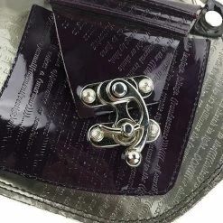 Heather Hambrecht Patent Clutchlette: Aubergine