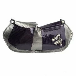 Heather Hambrecht Patent Clutchlette: Aubergine