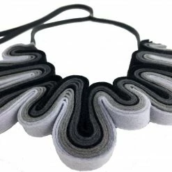 IS Felt Ruffle Neckpiece Jewelry