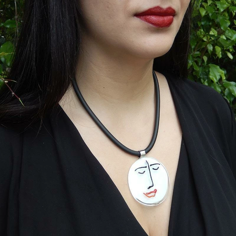 Italianissimo Sketch Necklace: #1 Picasso 4 Italianissimo Sketch Necklace: #1 Picasso