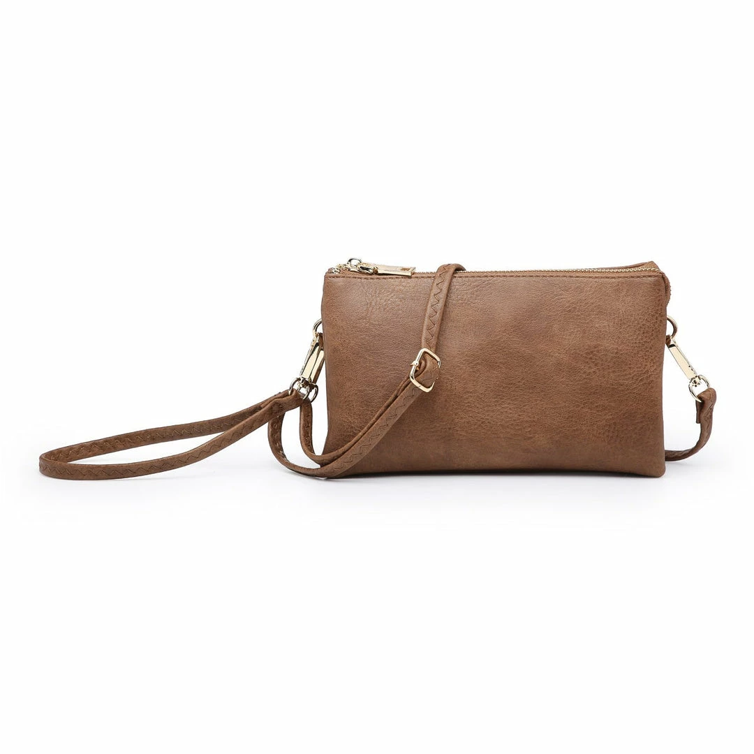 Jen & Co. Bag: Riley 3 Compartment Crossbody/Wristlet 3 Jen & Co. Bag: Riley 3 Compartment Crossbody/Wristlet