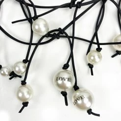 Jianhui London Necklace: Love Faux Pearl Jewelry