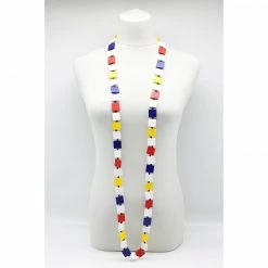 Jianhui London Necklace: Mondrian Mixed Squares