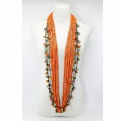 Jewelry Jianhui London Necklace: Next Pashmina & Ceramic Beads