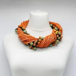 Jewelry Jianhui London Necklace: Next Pashmina & Ceramic Beads