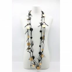 Jianhui London Jianhui Necklace: Double Squares And Coins Collections