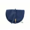 Jo Wire Saddle Crossbody: Navy