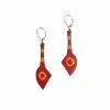 Julie Shaw Spear Earrings: Red/Orange Jewelry 1 Julie Shaw Spear Earrings: Red/Orange Jewelry