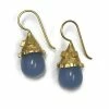 Jewelry Julie Voss Earrings: Botticelli Drop, Chalcedony