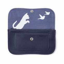 Keecie Wallet: Cat Chase Medium, Ink