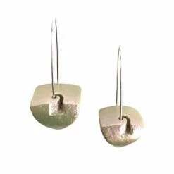 Keith Lewis Earrings: Pyramid Dangles Jewelry