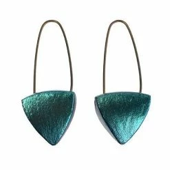 Keith Lewis Earrings: Pyramid Dangles Jewelry
