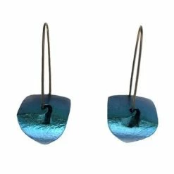 Keith Lewis Earrings: Pyramid Dangles Jewelry