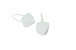 Keith Lewis Earrings: Pyramid Dangles Jewelry