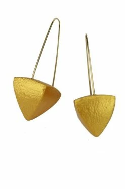 Keith Lewis Earrings: Pyramid Dangles Jewelry