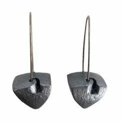 Keith Lewis Earrings: Pyramid Dangles Jewelry