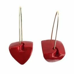 Keith Lewis Earrings: Pyramid Dangles Jewelry