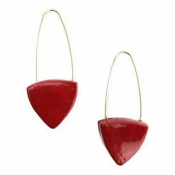 Keith Lewis Earrings: Pyramid Dangles Jewelry