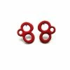 KimyaJoyas Earrings: Red Enamel Studs