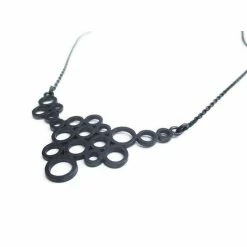 KimyaJoyas Necklace: Bubbles Oxidized Silver 7 KimyaJoyas Necklace: Bubbles Oxidized Silver