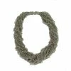Lara Knutson Nebula Gold Metallic: Short, Loose Knit Jewelry