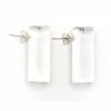 Jewelry Laurent Guillot Archi Earrings: Clear