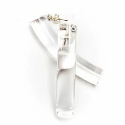 Laurent Guillot Elbow Earrings: Clear Jewelry