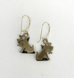Chickenscratch Lil' Scratch Earrings: Fido Jewelry