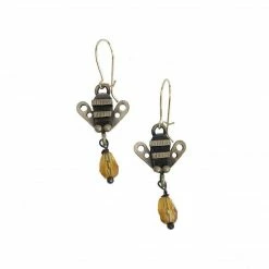 Chickenscratch Lil' Scratch Earrings: Honey Bee