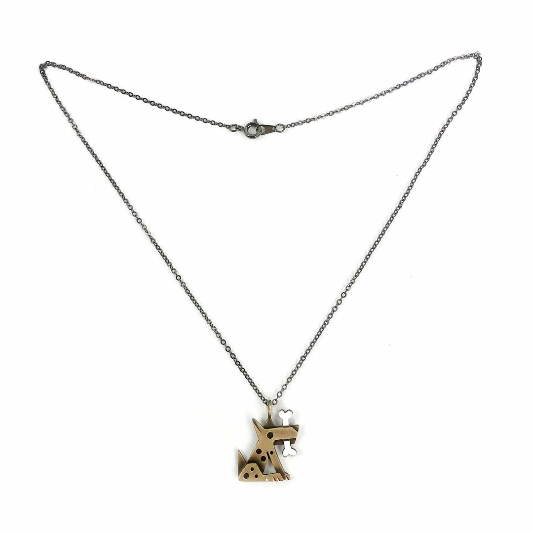 Chickenscratch Lil' Scratch Pendant: Fido Jewelry 6 Chickenscratch Lil' Scratch Pendant: Fido Jewelry